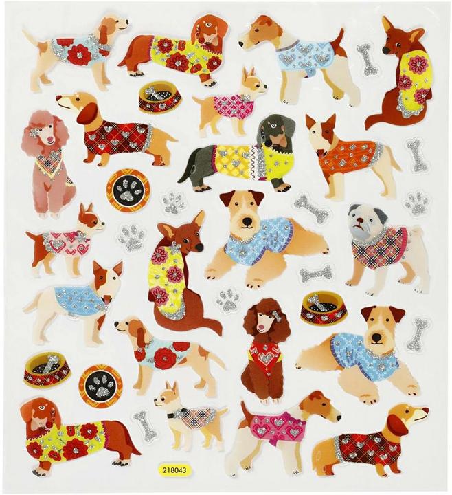 Produktbild Creativ Company Motivsticker Hunde (26 Sticker)