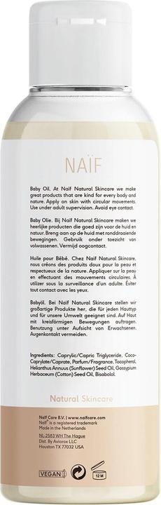 Image du produit Naïf Huile pour bébé