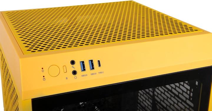 Produktbild Thermaltake The Tower 200 Mini-Tower Mini-ITX Gehäuse Sichtfenster Bumblebee