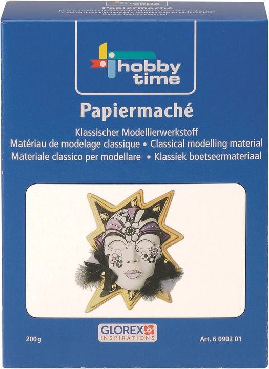 Immagine prodotto hobbytime Polvere di cartapesta 200g in scatola di vendita