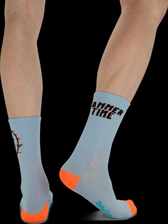 Produktbild Dirtysox Hammer Time - Velosocken - Cloud Gray - 20cm (44 - 47)