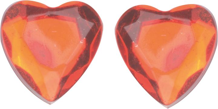 Glorex P&D hearts 8mm red self-adhesive 63 pcs
