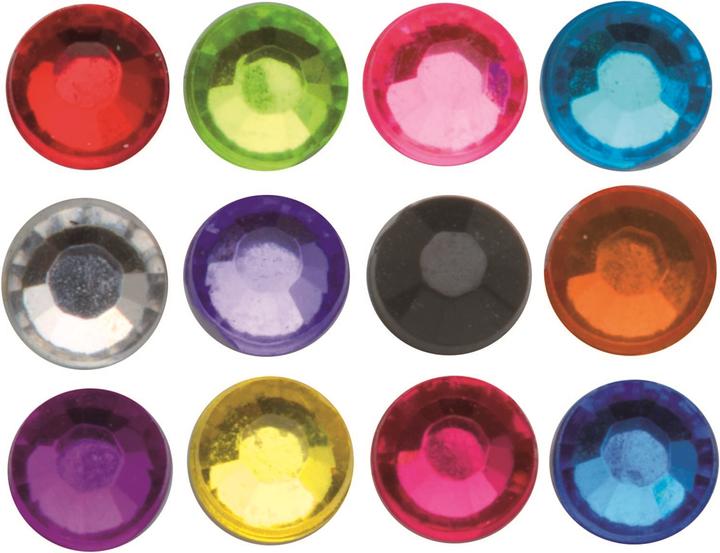 Actual product image Glorex P&D Diamonds round 4mm multicolored 120pcs.