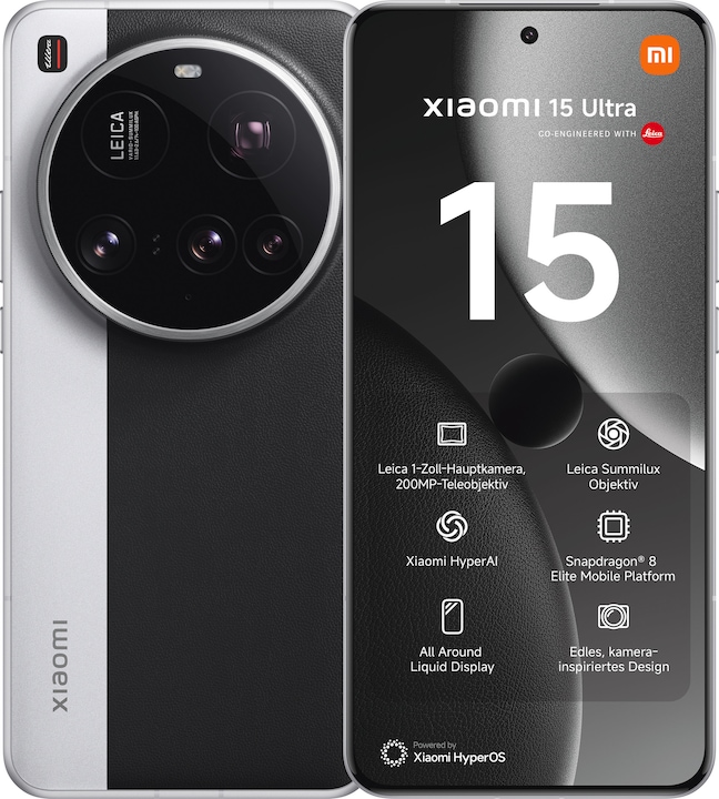 Xiaomi 15 Ultra (512 GB, Silver Chrome, 6.73", Dual SIM, 50 Mpx, 5G)