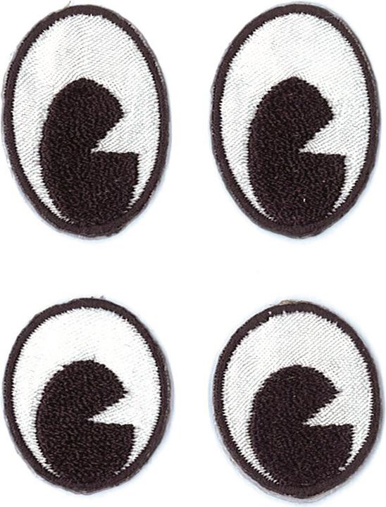 Glorex EYE SEE YOU "Eyes 1" 2 Paar zum Aufbügeln