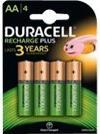 Immagine prodotto Duracell Ricarica Plus (4 pz., AA / LR6 / LR06 / Mignon / R6 / R14505, 1300 mAh)