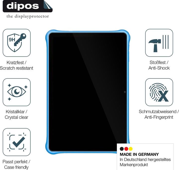 Actual product image Dipos Anti-Shock Screen Protector Clear (Blackview Tab A6)