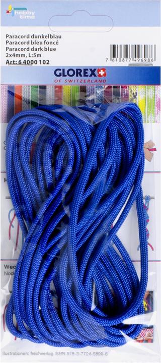 Produktbild Glorex Paracord 2x4mm, 5m dunkelblau