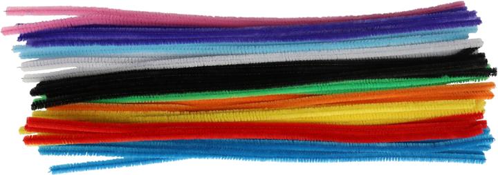 Glorex Biegeplüsch 6mmx30cm 100St. sortiert