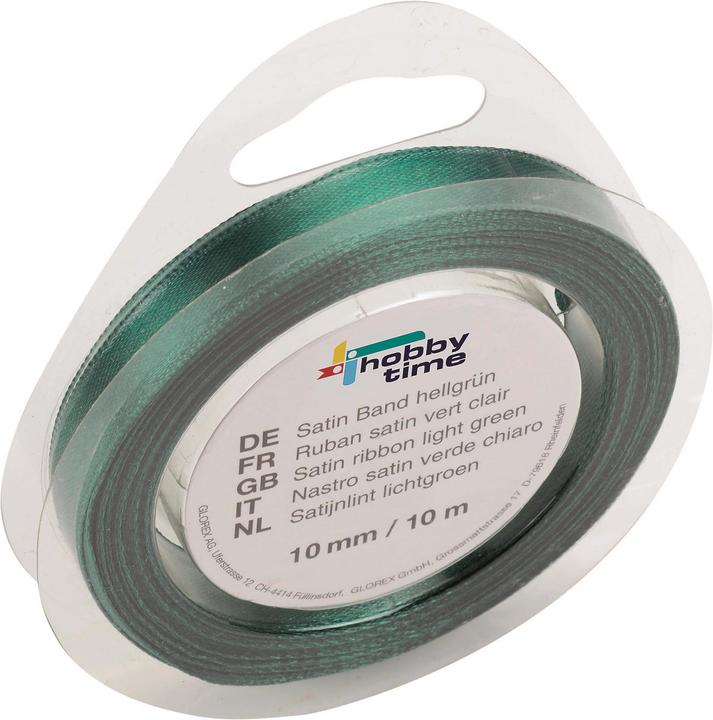 Image du produit Glorex Ruban satin 10mm 10m vert foncé