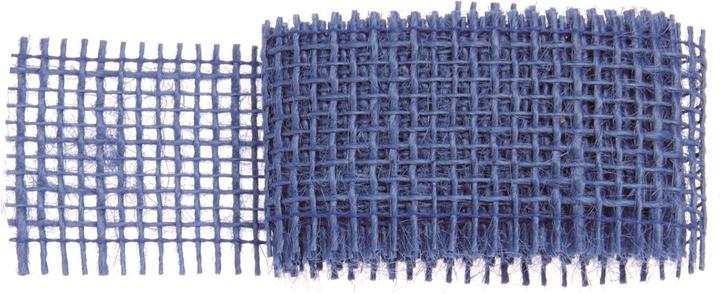 Actual product image Glorex Jute ribbon blue 40mm 1m