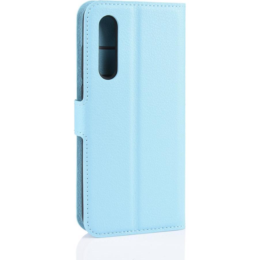 Thumbnail - Cover-Discount Leder Etui Hülle mit Kartenfächern (Xiaomi Mi 9 Lite), Smartphone Hülle, Blau