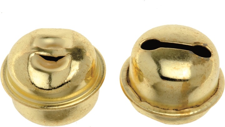 Produktbild Glorex Rollenglöckchen 15mm 8St goldfarben
