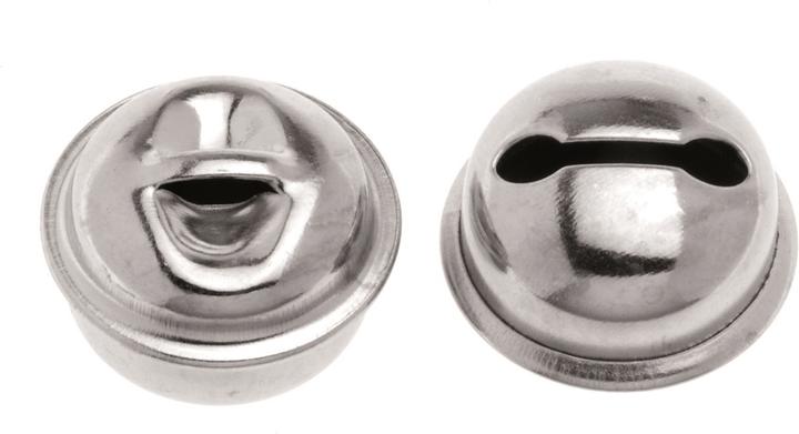 Produktbild Glorex Rollenglöckchen 12mm 10St silberfarben