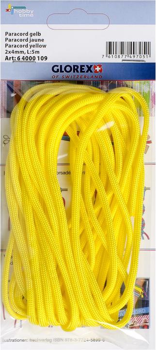 Produktbild Glorex Paracord 2x4mm, 5m gelb