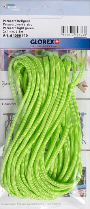 Produktbild Glorex Paracord 2x4mm, 5m hellgrün