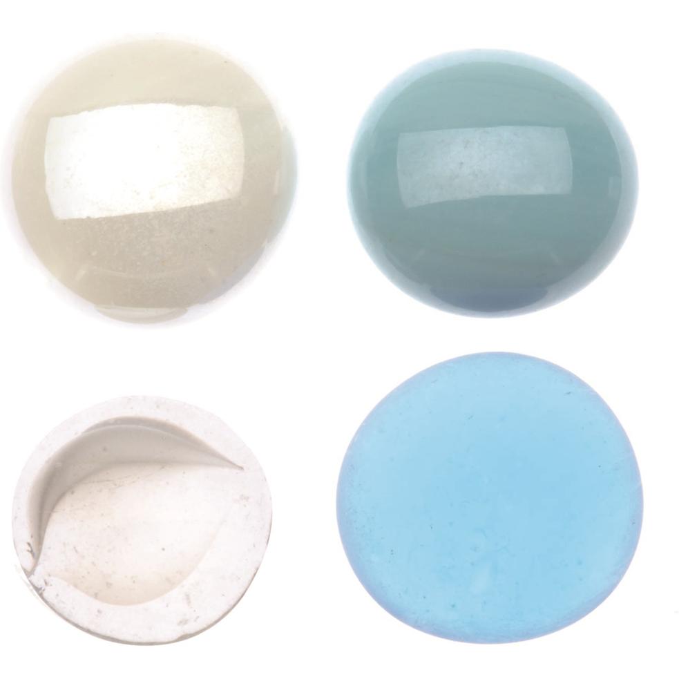 Glorex Glasnuggets 200g 20mm mix blau/weiss/h.blau