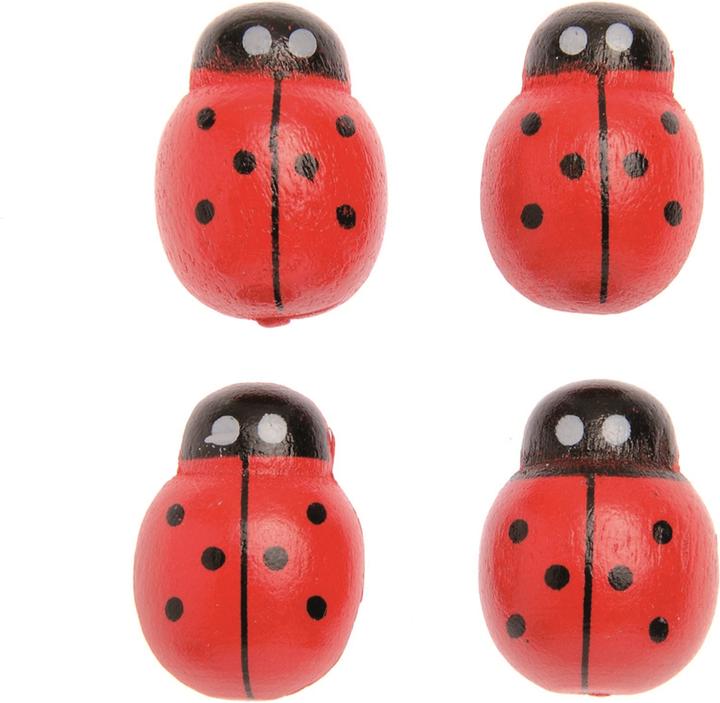 Productafbeelding Glorex Houten strooigoed lieveheersbeestje