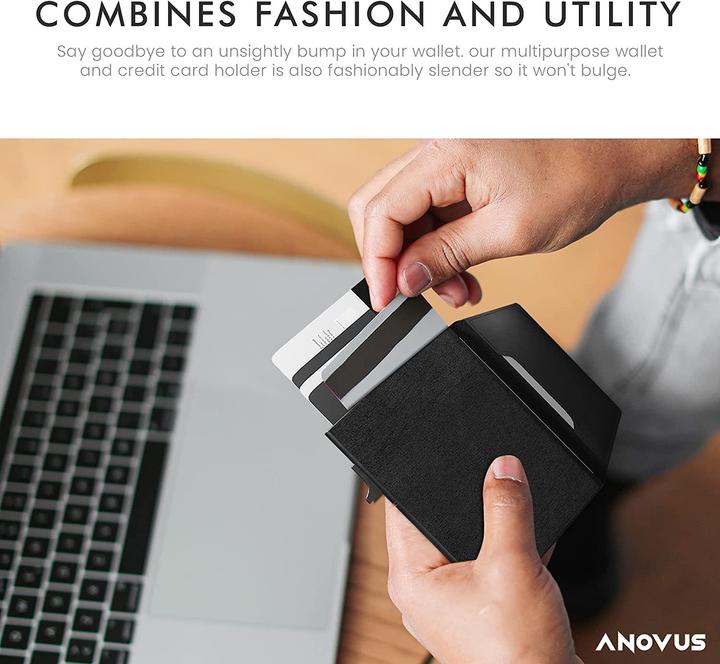 Actual product image Cadorabo Cover with card compartment compatible with Airtag