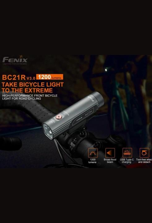Immagine prodotto Fenix BC21R V3.0 Luce LED per bicicletta (1200 lm)