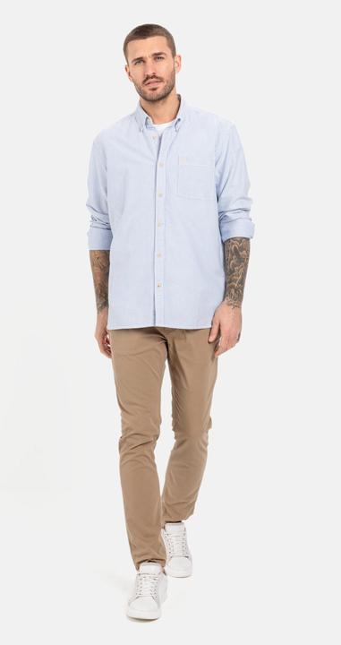 Immagine prodotto Camel Active Camicia Oxford a righe in cotone organico sostenibile (5XL)
