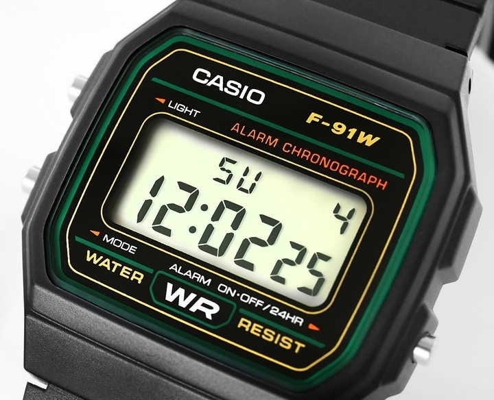 Image du produit Casio Retro Vintage - F-91W-3D (Montre numérique, 33 mm)