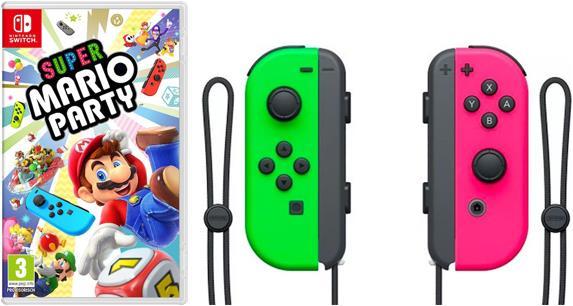 Actual product image Nintendo Super Mario Party + Joy Con