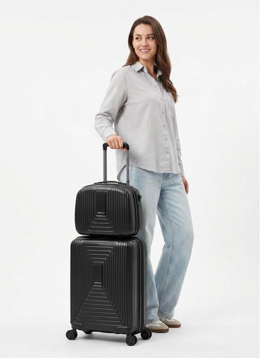 Immagine prodotto Redolz Trolley da cabina Essentials 14 Bundle con piega elastica e beauty case 2 pezzi. (60 l)