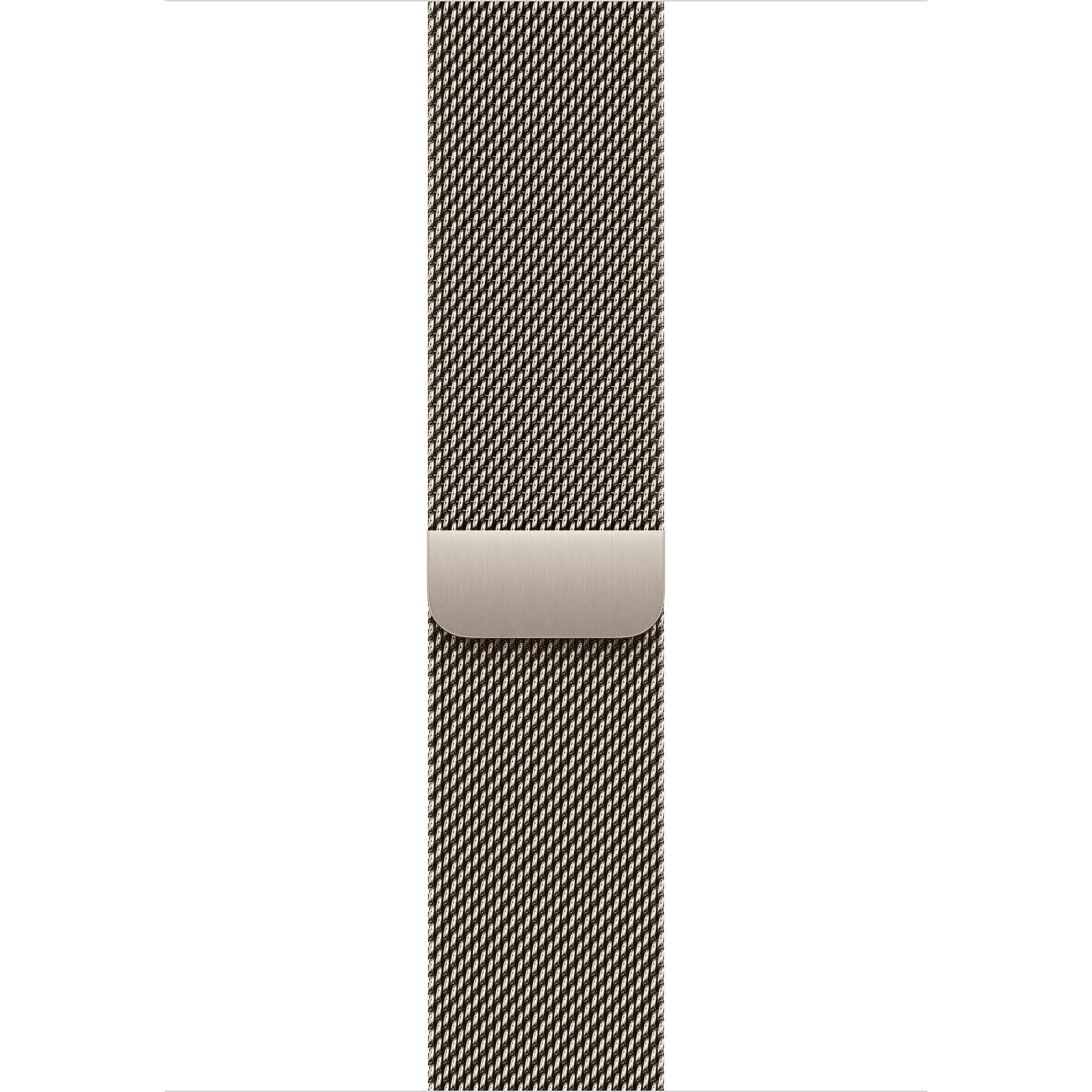 Apple Milanese Loop (46 mm, Edelstahl), Uhrenarmband, Beige