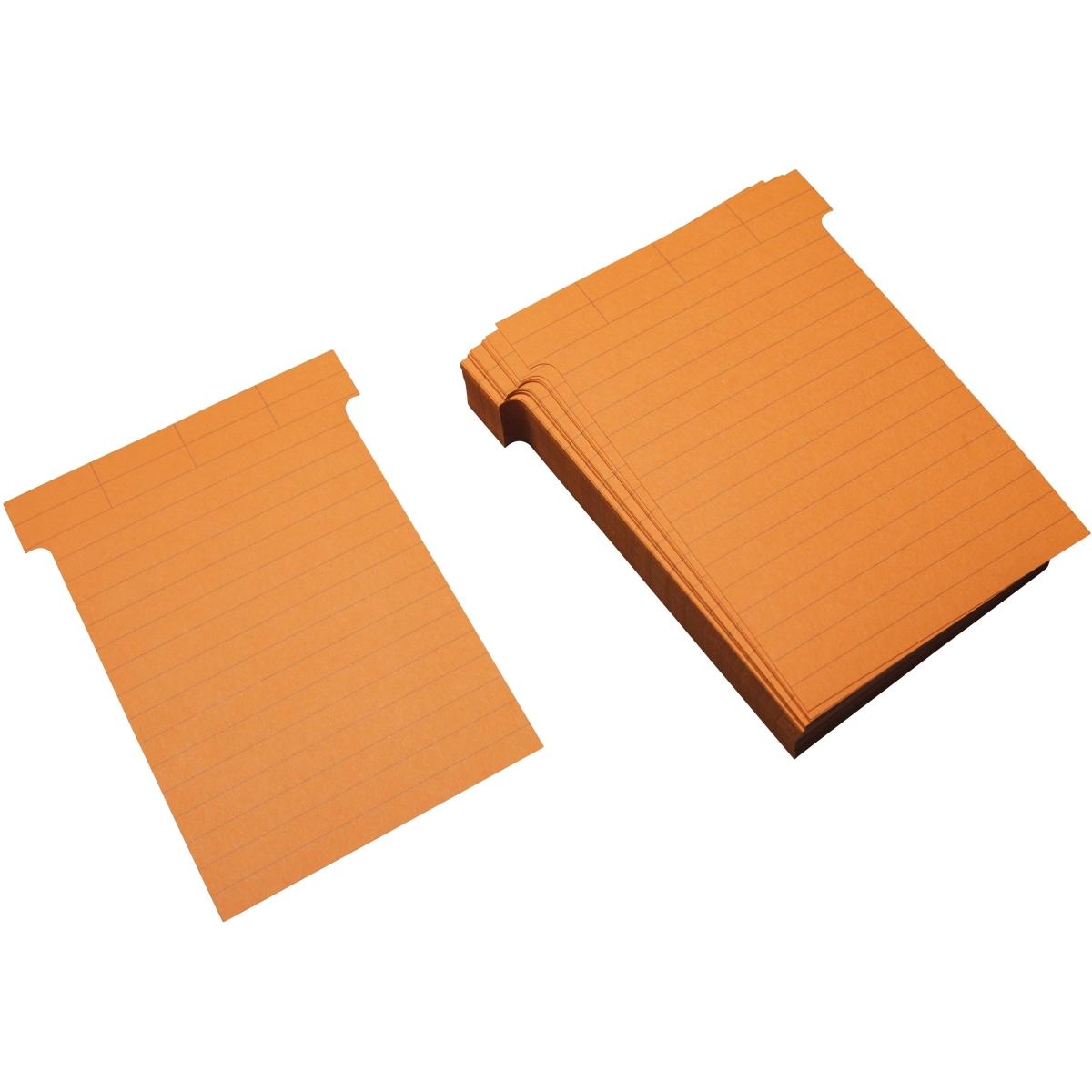 Ultradex, Zubehör Präsentieren, T-Karten Breitformat B92xH120mm rotorange VE=100 Stück