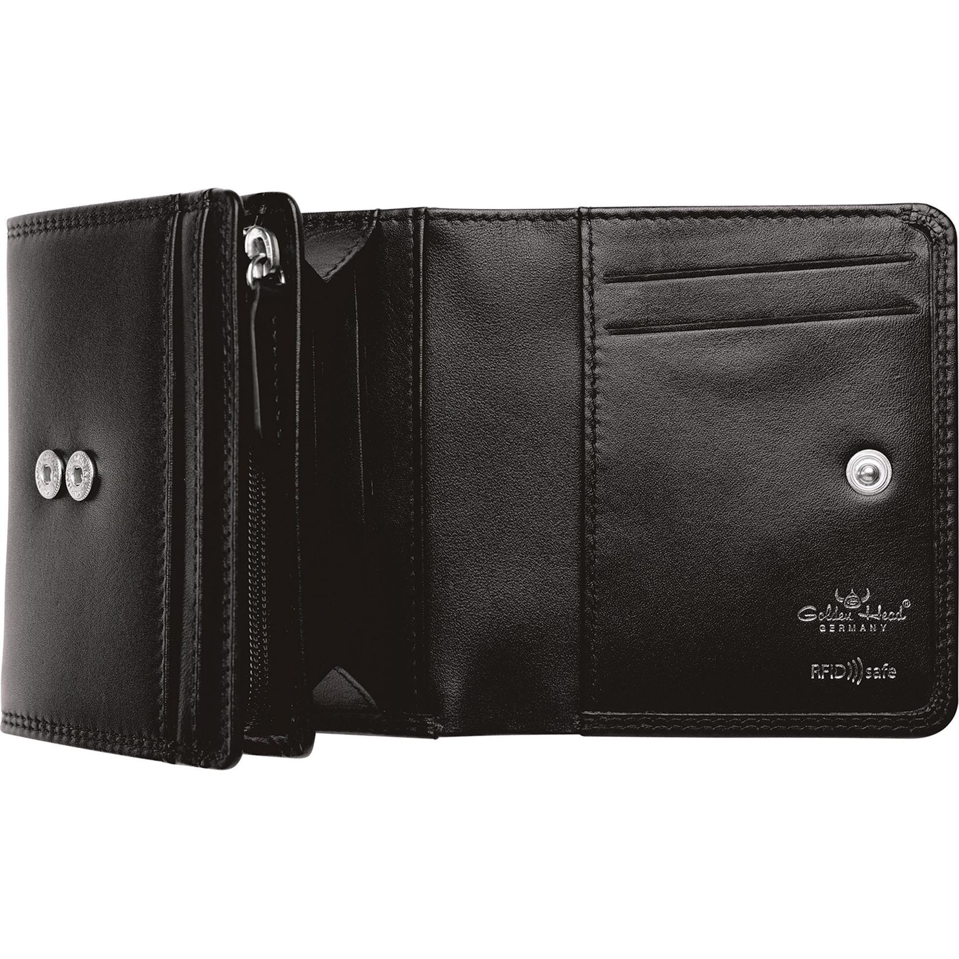 Thumbnail - Golden Head, Damen, Portemonnaie, Geldbörse Polo RFID Protect 3335, Schwarz