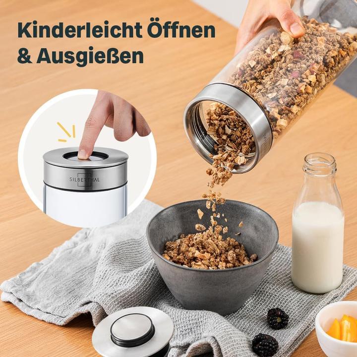 Produktbild Silberthal 4-teiliges Vorratsglas-Set