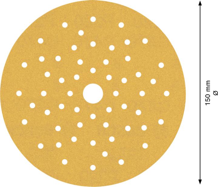 Produktbild Bosch Professional Zubehör EXPERT C470 Schleifpapier Mehrloch für Exzenterschleifer, 150 mm, G 220, 50-tlg. (220)
