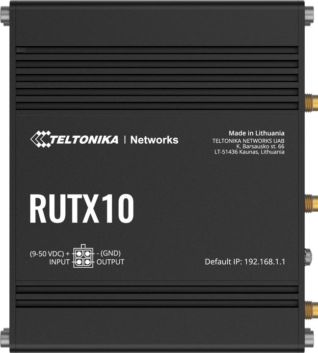 Produktbild Teltonika RUTX10 000000 - Enterprise VPN Router der nächsten Generation