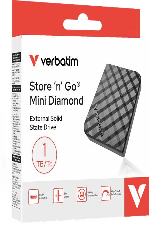 Actual product image Verbatim Store n Go Mini Diamond 1TB (1 TB)