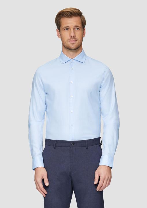 Immagine prodotto S.Oliver Hemd Tailored Fit: Fein strukturiertes Hemd aus Comfort Stretch (40)