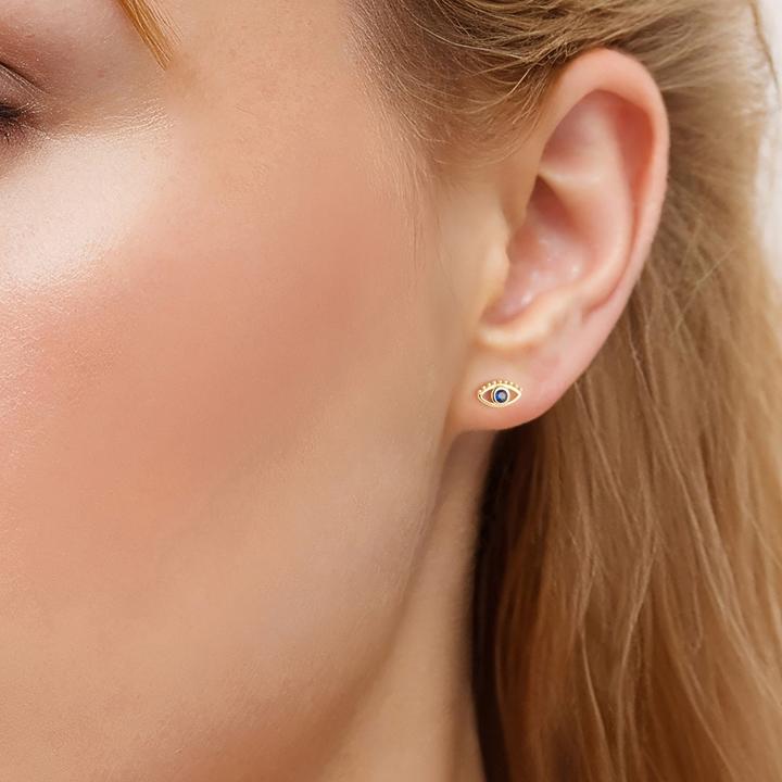 Immagine prodotto Glanzstücke München Orecchini da donna occhio onniveggente in argento 925 - 34652 (Argento)