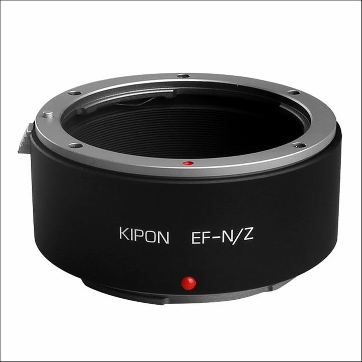 Actual product image Kipon Adapter Canon EF lens to Nikon Z camera