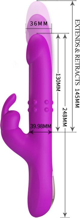 Image du produit Pretty Love Reese Vibromasseur Rotatif Violet