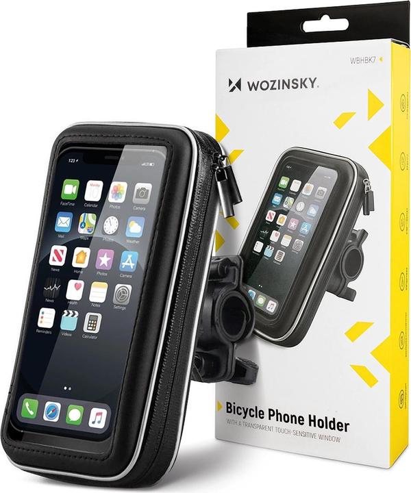 Produktbild Wozinsky phone holder for bike, motorcycle, scooters black (WBHBK7)