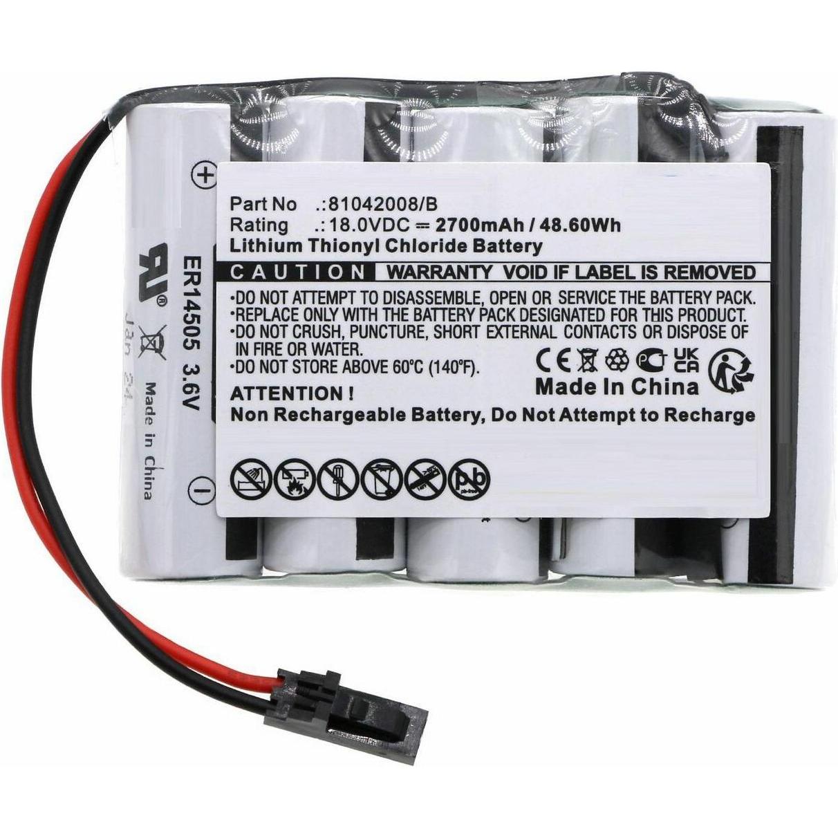 CoreParts Battery for Exogen Equipment (2700 mAh), Notebook Akku