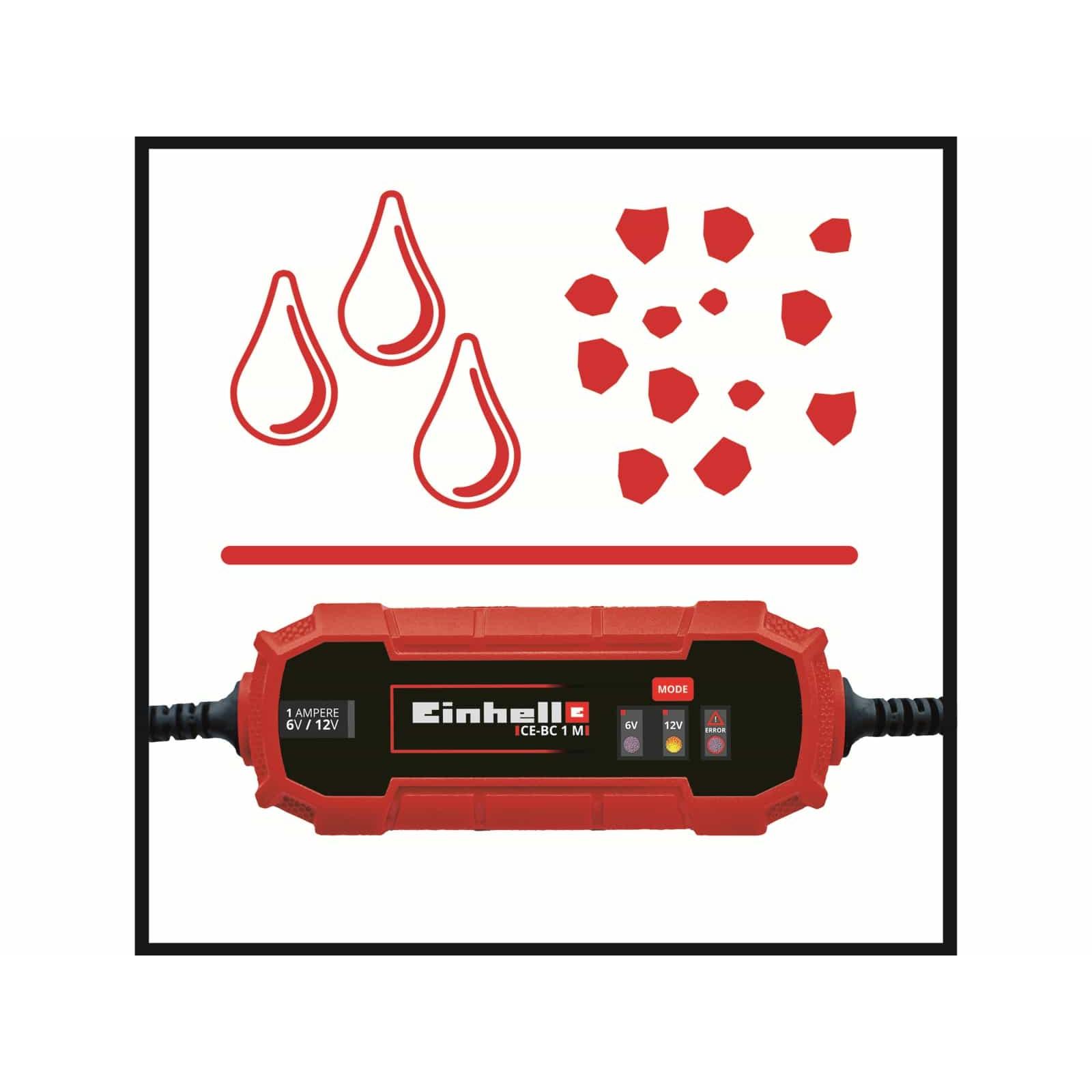 Thumbnail - Einhell, Batterieladegerät, CE-BC 1M (12V, 6V, 1 A)