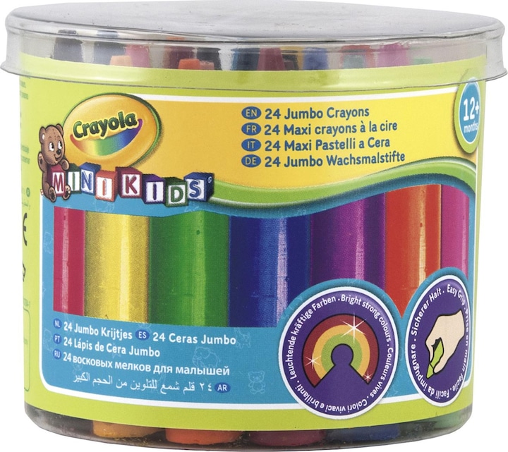 Produktbild Crayola Mini Kids - Dick Wachsmalstifte (Multifarben, 24 x)