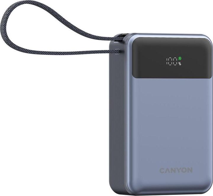 Canyon OnPower 600 - Powerbank - 20.000 mAh - display - in USB-C - out USB-C - PD 65W/ USB-A - (20000 mAh, 65 W)