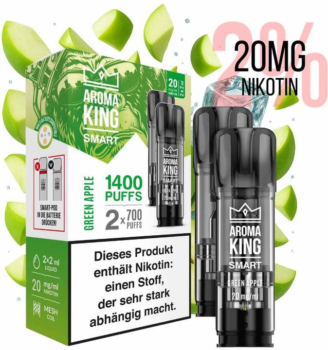 Aroma King SMART 2 Pods Green Apple (Apfel)