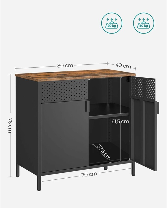 Image du produit Songmics Jeff (80 x 40 x 76 cm)