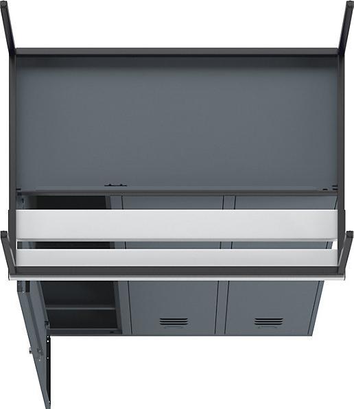 Actual product image Wolf Clothes locker with bench underneath (120 cm, 214 cm)