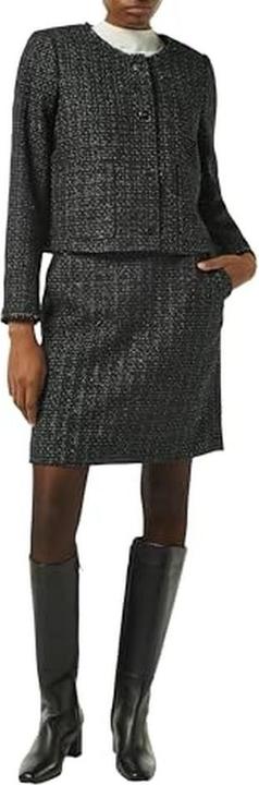 Produktbild Comma Rock Kurzer Bouclé-Rock mit Glitzergarn (40)