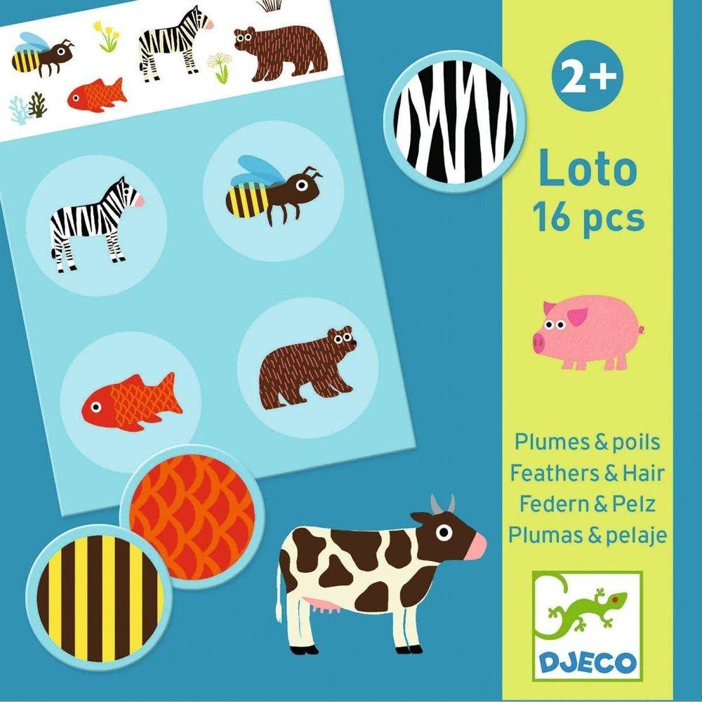 Thumbnail - Djeco Lotto Federn & Pelz