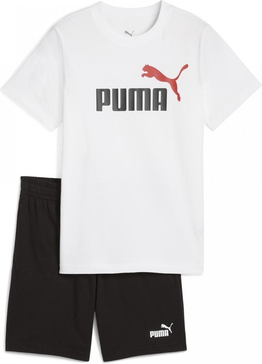 Actual product image Puma ESS 2 COLOR No. 1 Logo Tee and Shorts Set B (152)